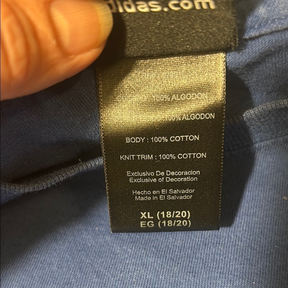 Adidas Royal Blue KC Royals Tee - Picture 4 of 9